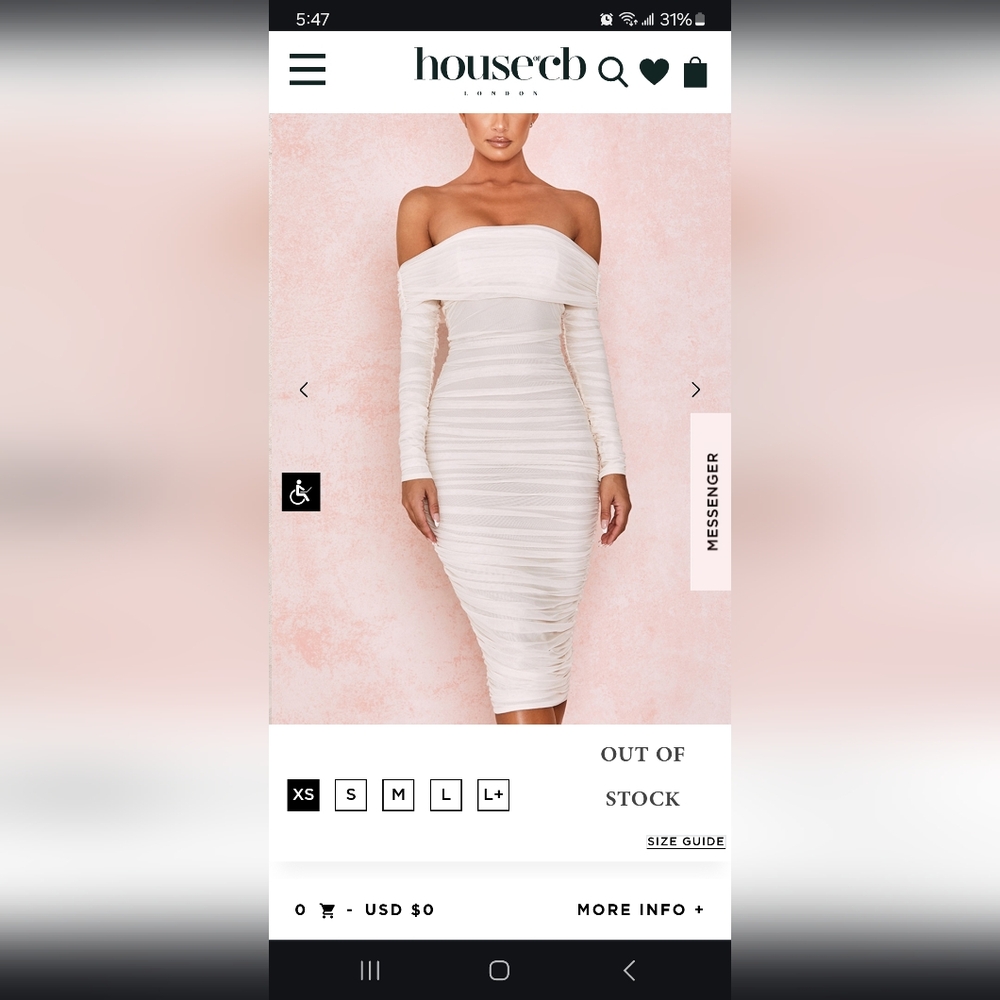 House of CB anais dress